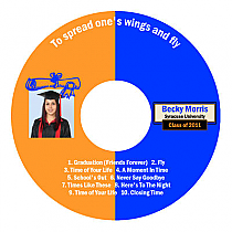 Graduate Graduation CD - DVD Labels