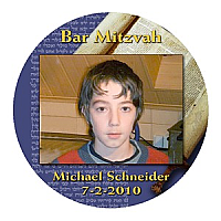 Torah Circel Bat Mitzvah Coaster