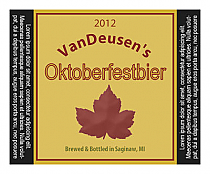 Leaf Square Text Beer Labels