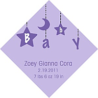 Mobile Baby Diamond Baby Labels