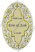 Romanticism Large Wedding Labels