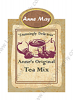 Custom Paper Tea Bag Small Rectangle Food & Craft Label