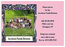 Art Nouveau Small Invite Wedding Puzzle