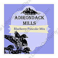 Custom Flying Ducks Large Square Food & Craft Label