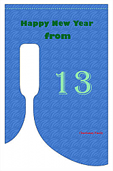 New Year Family Rectangle Labels 2.25x3.5