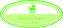 Toys Baby Big Oval Labels