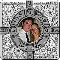 Medieval Square Wedding Coaster