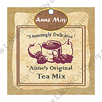 Paper Tea Bag Large Square Food & Craft Hang Tag