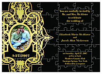 Renaissance Small Invite Wedding Puzzle