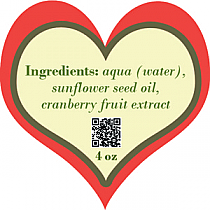 Energize Heart Bath Body Labels TXT