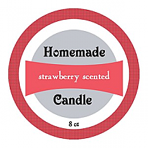 Nautilus Circle Candle Labels