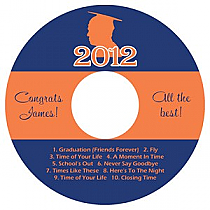 School Spirit CD DVD Graduation Labels