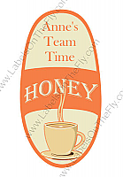 Tea Time Large Rectangle Food & Craft Label