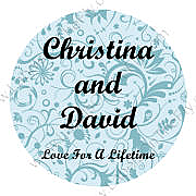 Serenity Big Circle Wedding Label