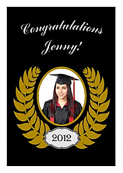 Crest Rectangle Graduation Labels