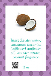 Refresh Text Rectangle Bath Body Label