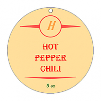 Hot Small Circle Canning Hang Tag 1.5x1.5