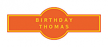 Simple Border Birthday Cigar Band Labels