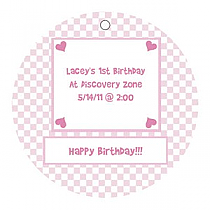 Little Love Baby Circle Favor Tag