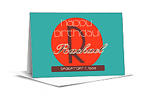 Token Birthday Note Card