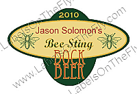 Bee Collar Hunter Beer Labels