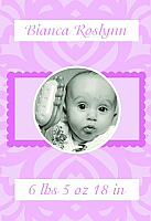 Rectangle Babe Baby Labels