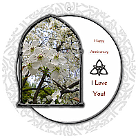 Celtic Anniversary Circle Hang Tag