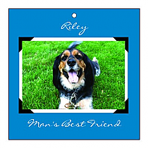 Small Square Pets Scrapbook Favor Tag 2x2