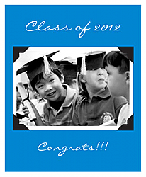 Scrapbook Vertical Big Rectangle Graduation Labels