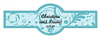 Serenity Wedding Cigar Band Labels