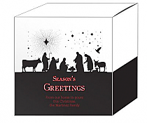 Scene Nativity Christmas Gift Box Small