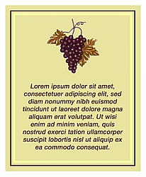 Sunrise Vertical Rectangle Wine Label 3.25x4