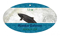 Fish Canning Hang Tag Small Oval 1.25x2.25