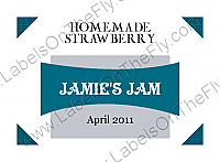 Custom Nautilus Small Rectangle Food & Craft Label