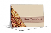 Just Corn Thanksgiving Note Card 5x3.5