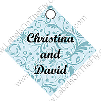 Serenity Diamond Favor Tags