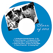 Scrapbook CD DVD Graduation Labels