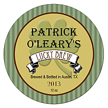 Shamrock Circle Irish Beer Labels