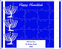 Hanukkah Casual Large Favor Bat Mitzvah Puzzle