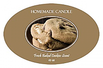 Fresh Baked Candle Label Oval