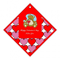 Hearts Galore Valentine Diamont Favor Tag 2x2