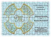 Medici Small Invite Wedding Puzzle