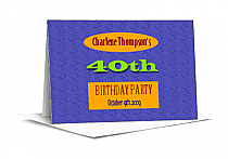 Party Time Birthday Note Card