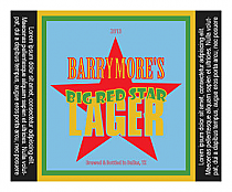 Star Square Text Beer Labels