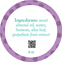 Refresh Big Circle Bath Body Labels