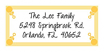 Design Address Baby Childs Play Labels 2x0.875