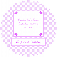 Little Love Baby Scalloped Baby Labels