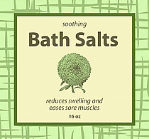 Soothing Big Square Bath Body Labels