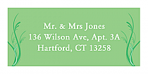 Honeymoon Waves Address Wedding Labels