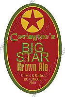 Big Star Oval Army Beer Labels